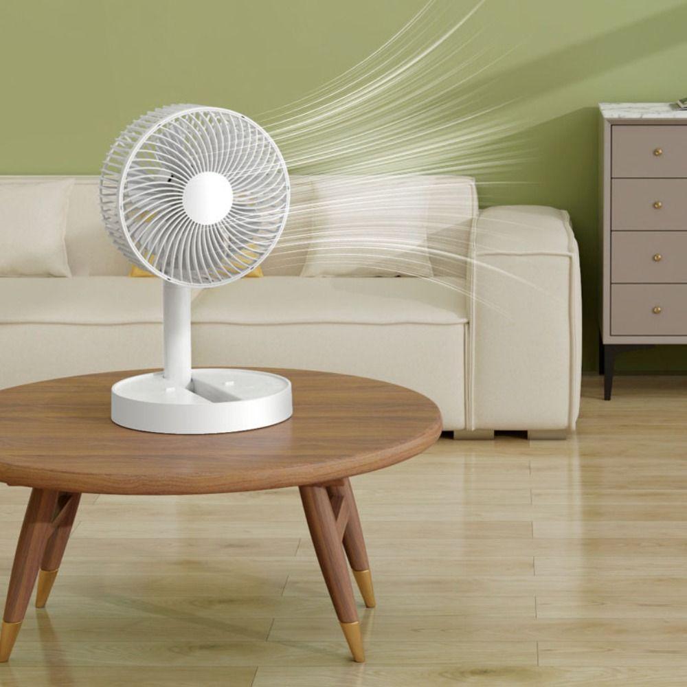 3600mAh/1800mAh Desktop Table Fan 4 Speed Adjustable Mini USB Fan USB Desk Fan  Outdoor Camping