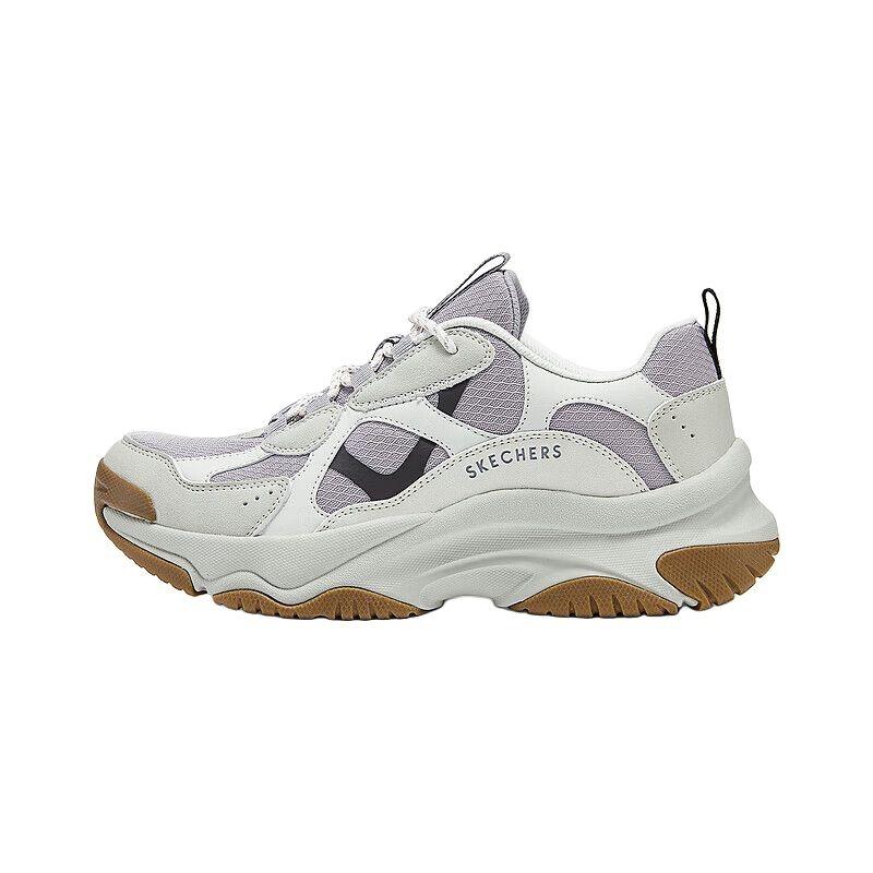 Skechers MOONHIKER Women Low Top Chunky Sneakers Purple Gray 177600-PRGY 35