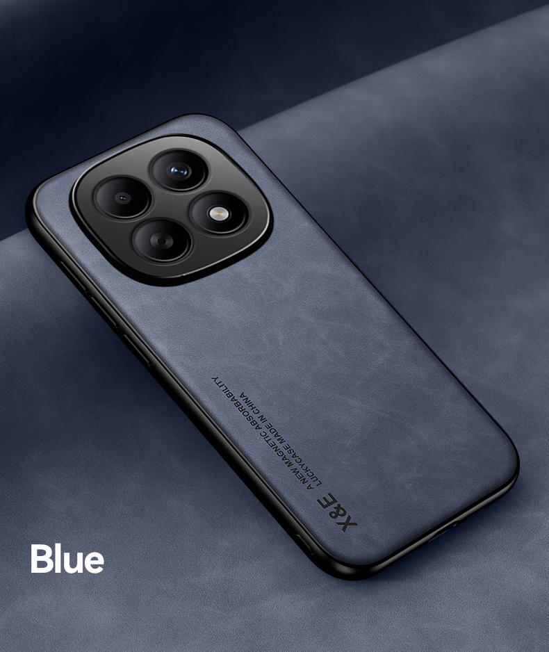Kožené Pouzdro pro xiaomi POCO M8 Pro 5G Pouzdro pro POCO M8 5G Capa Ultra tenký Kryt s Magnetickou Ochrranou pro Auto