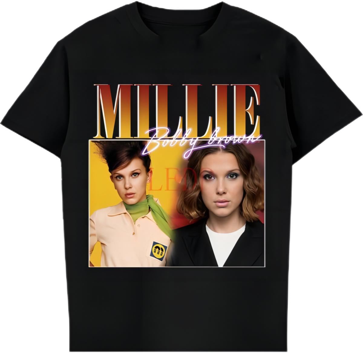 Millie Bobby Brown T-Shirt L чёрный
