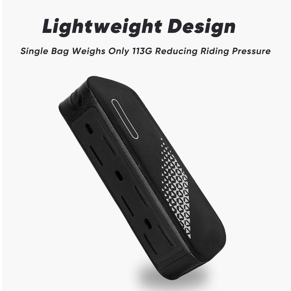 24.7 x 5.6 x 8cm Bike Front Tube Bag 15L Bike Frame Bag Durable Bicycle Top Tube Bag Mountain Bike