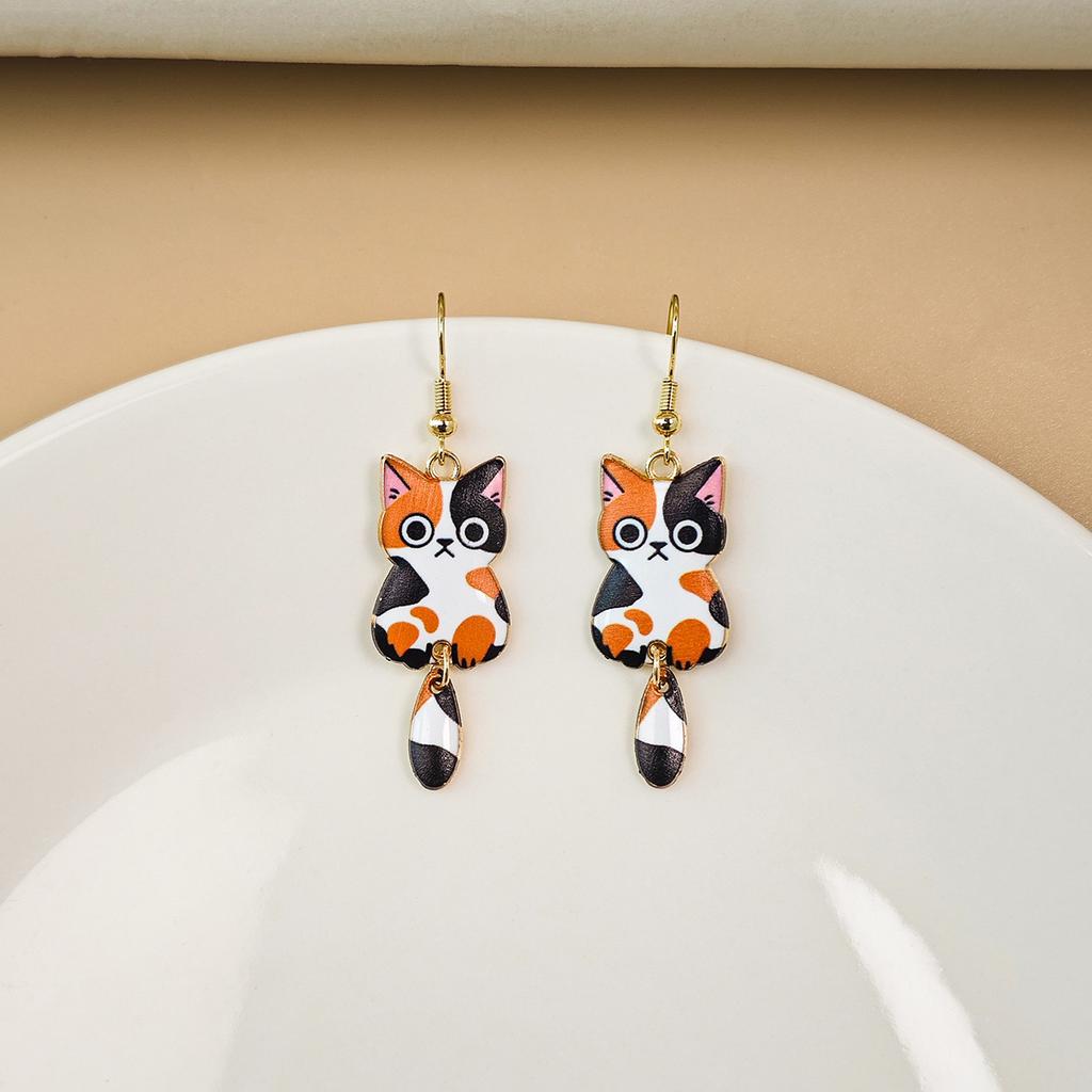 Cute Cat Earrings with Interesting and Quirky Design, Perfect for Any Outfit