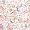 50 Lolita Dress & Princess Skirt Watercolor Stickers for Girly Retro Journal Decor