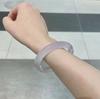Lavender Ice Chalcedony & Light Purple Jade Agate Bracelet