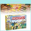 Los Simpsons Monopoly Edición Coleccionista Juego de Mesa Colorido Temático Gameplay Aventura