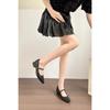 2025 Spring New Women Mary Jane Shoes Fashion Square Toe Shallow Slip On Ladies Flat Shoes Soft Sole Outdoor Dress Ballerina