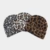 Womens Retro Leopard Print Knit Beanie Hat Warm Winter Outdoor Street Style Unisex Chunky Slouchy Cap
