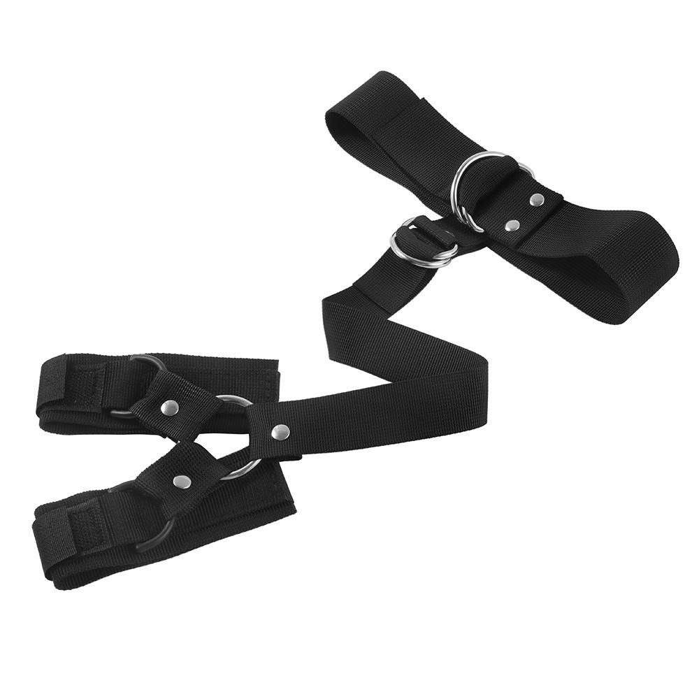 Back Handcuff Sex Toy SM Restraint Collar Fetish Adjustable Handcuffs Couple Bondage Women Erotic Restraint Sex Product Set