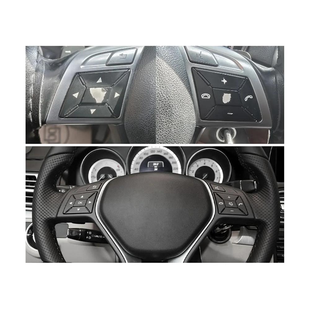 New Steering Wheel Switch Button Cover For Mercedes W204 W212 X204 C/E/GLK Class