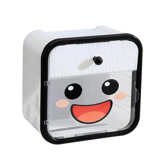 Držák na toaletní papír Plastový vodotěsný dávkovač papírových ubrousků se zásuvkou a policí Nástěnný box na ubrousky pro domácí koupelnu