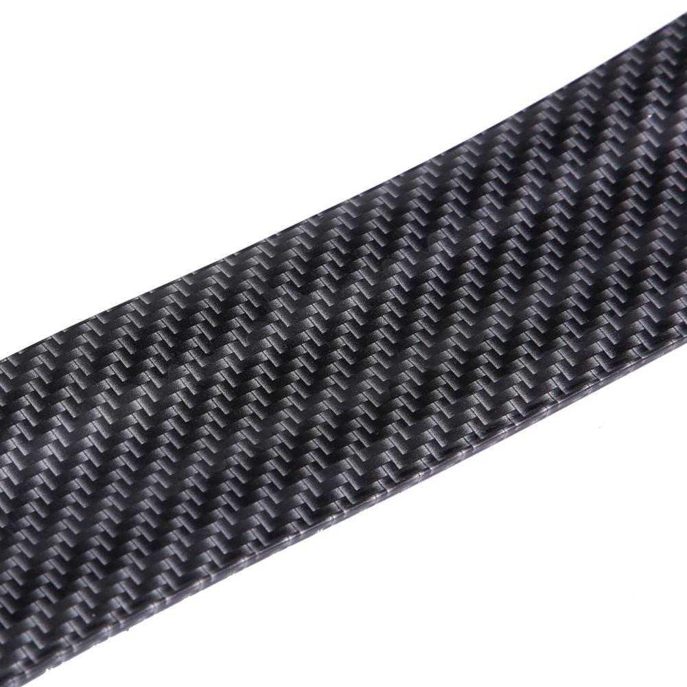 Car Stickers Carbon Fiber Rubber Styling Door Sill Guards Protector Universal