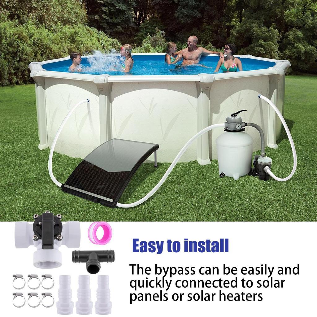 Zestaw obejściowy do podgrzewacza basenowego Zestaw regulacyjny zaworu rozdzielającego basen Połączenie węża Mocowanie wielu jednostek Akcesoria basenowe