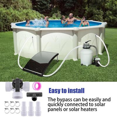 Bypass Kit For Pool Heater Pool Diverter Valve Regulation Set Hose Connection Attaching Multiple Units Pool Accessories