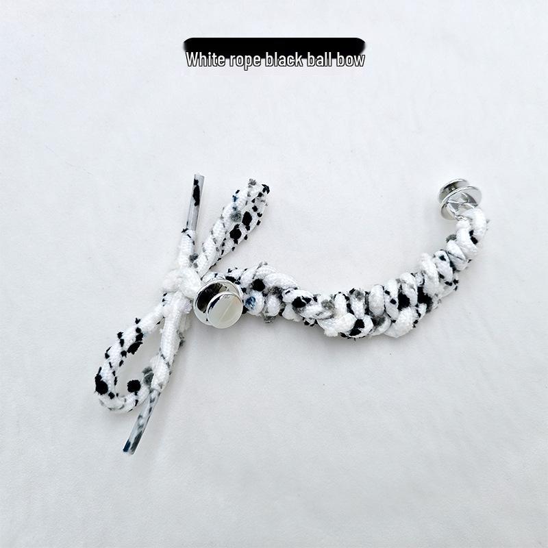 Accessoires Crocs: Boucle de Chaussure en Corde Tissée & Ornements DIY Dessin Animé
