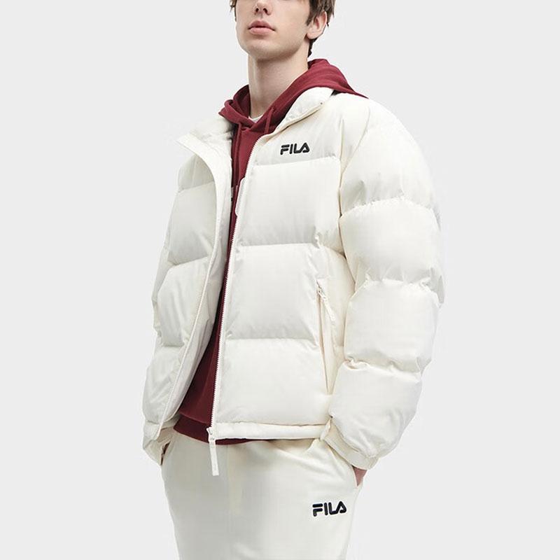 Men's Jacket FILA ORIGINALE Down Jacket Unisex Ivory