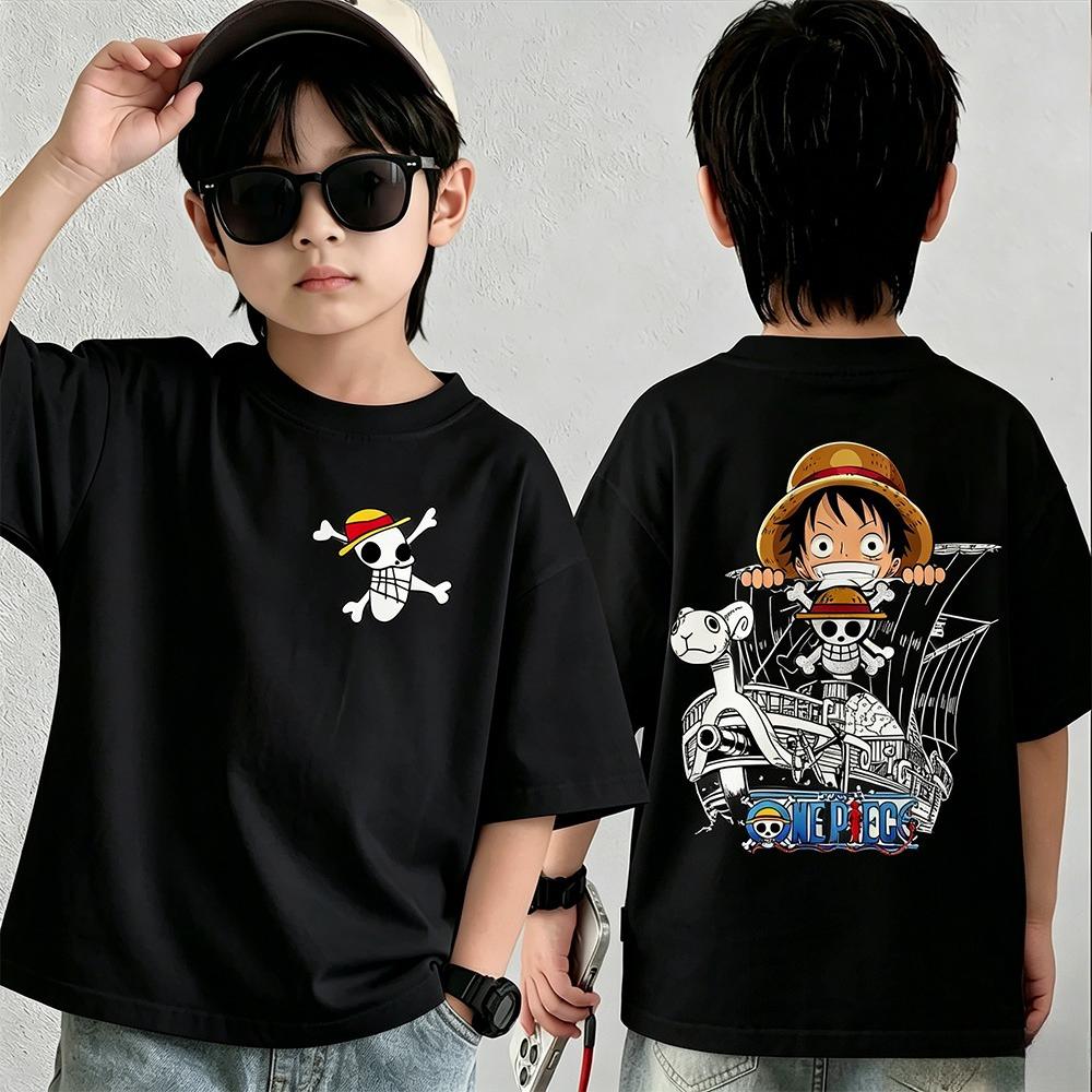 Nuovo Arrivo Estivo T-shirt a Maniche Corte con Stampa Pattern unisex stampa anime casual alla moda streetwear stile Y2K
