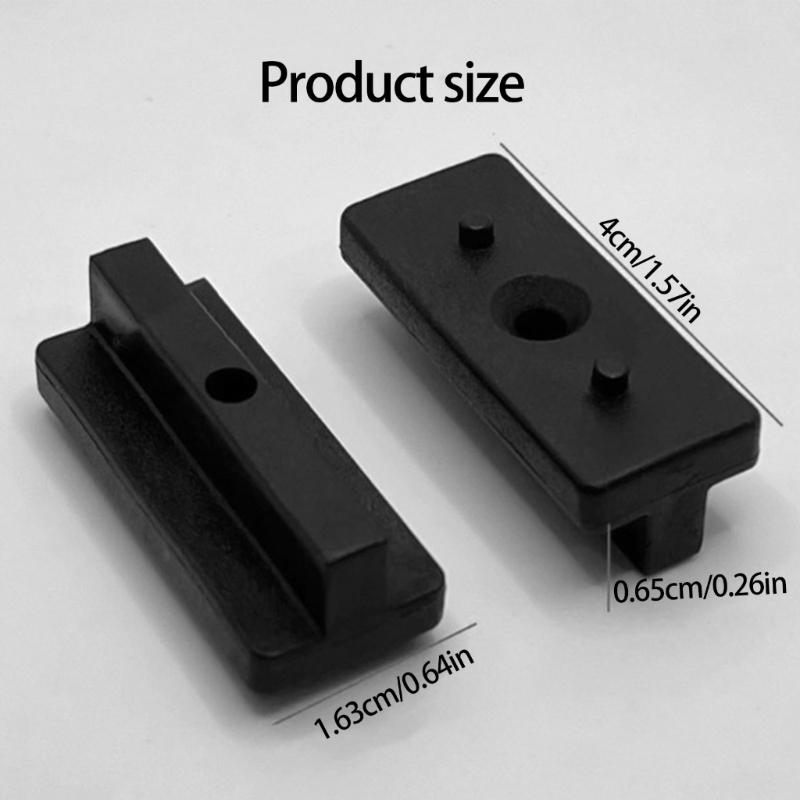 Pack of 100 Plastic Deck Fasteners Strong Composite Flooring Clips Simple Installation for Outdoor Decking Installation