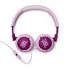 JBL Junior 320 / Kids' / On-Ear Headphones / Volume Control / Built-in Microphone / Customizable Stickers Included / Purple / JBLJR320PUR