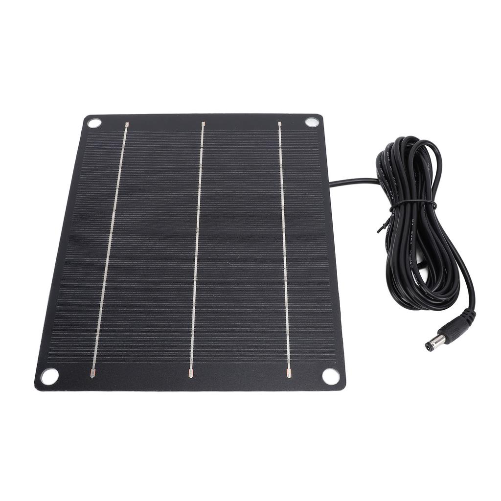 Solar Charger with DC Interface Monocrystalline Silicon 6V 6W Solar Panel Charger for Phone