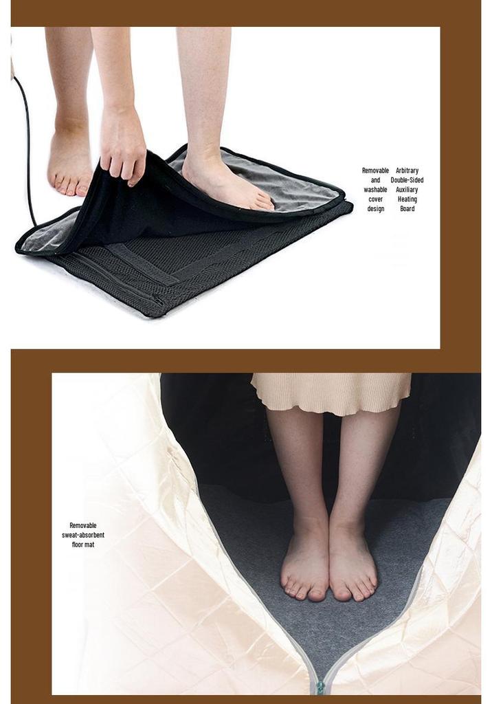 Portable Infrared Sauna Box for One Person - Home Use