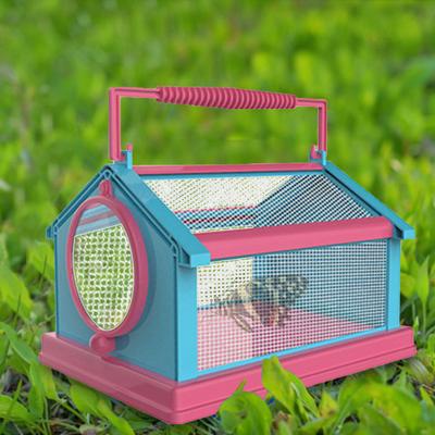 House Shape Foldable Portable Butterflies Cage Butterflies Mesh Terrarium Habitat Net