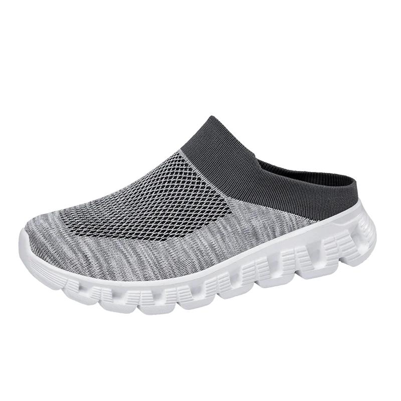 Herren- und Damen-Freizeit- und modische Halbschuhe Leichte Slipper Frühling und Sommer Atmungsaktive Freizeitschuhe Zapatillas