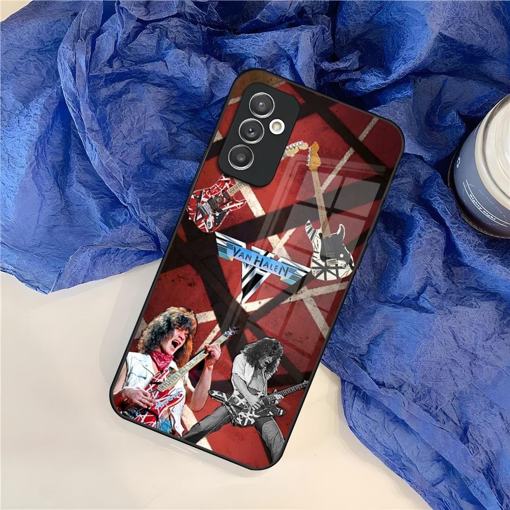 Eddie Van Halen Graphic Guitar Phone Case for Samsung Galaxy S26 S25 S24 S30 S21 S23 S20 S22 Fe Pro Edge Ultra Plus Glass Cover