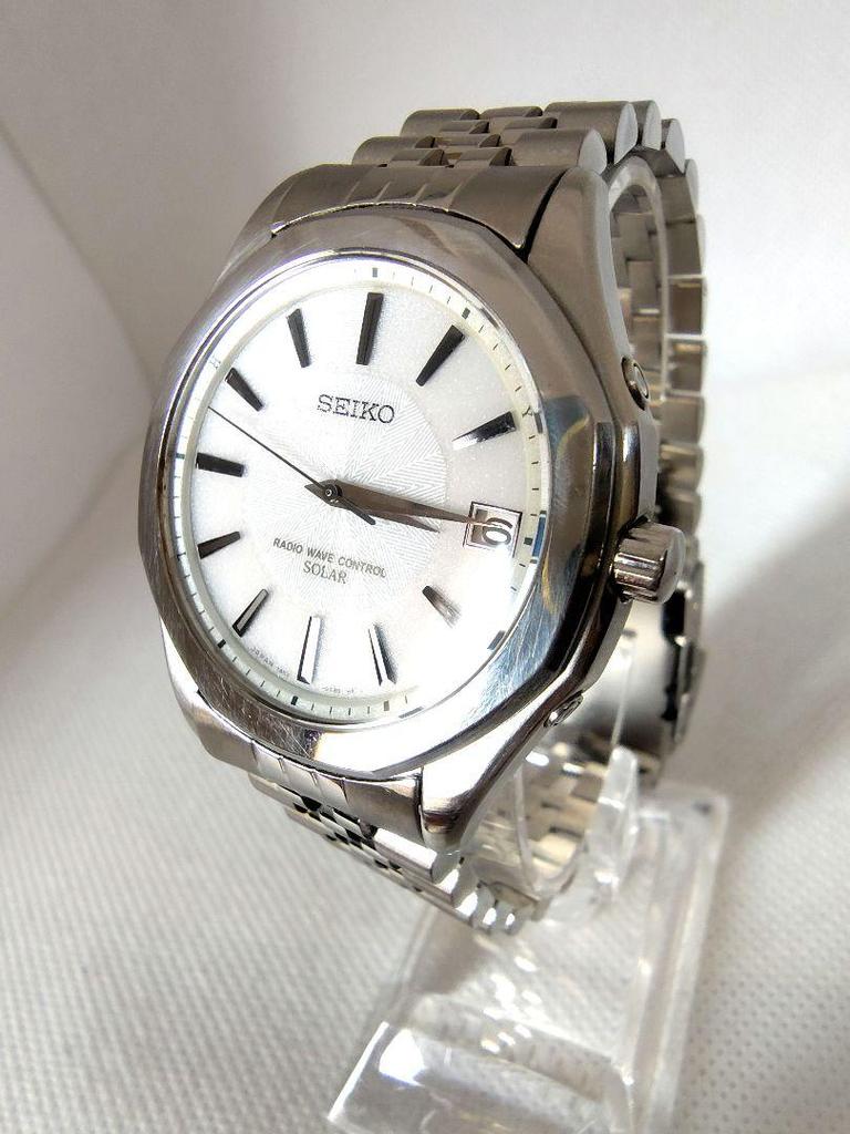 [USED] Radio-controlled solar watch, Seiko Dolce strap