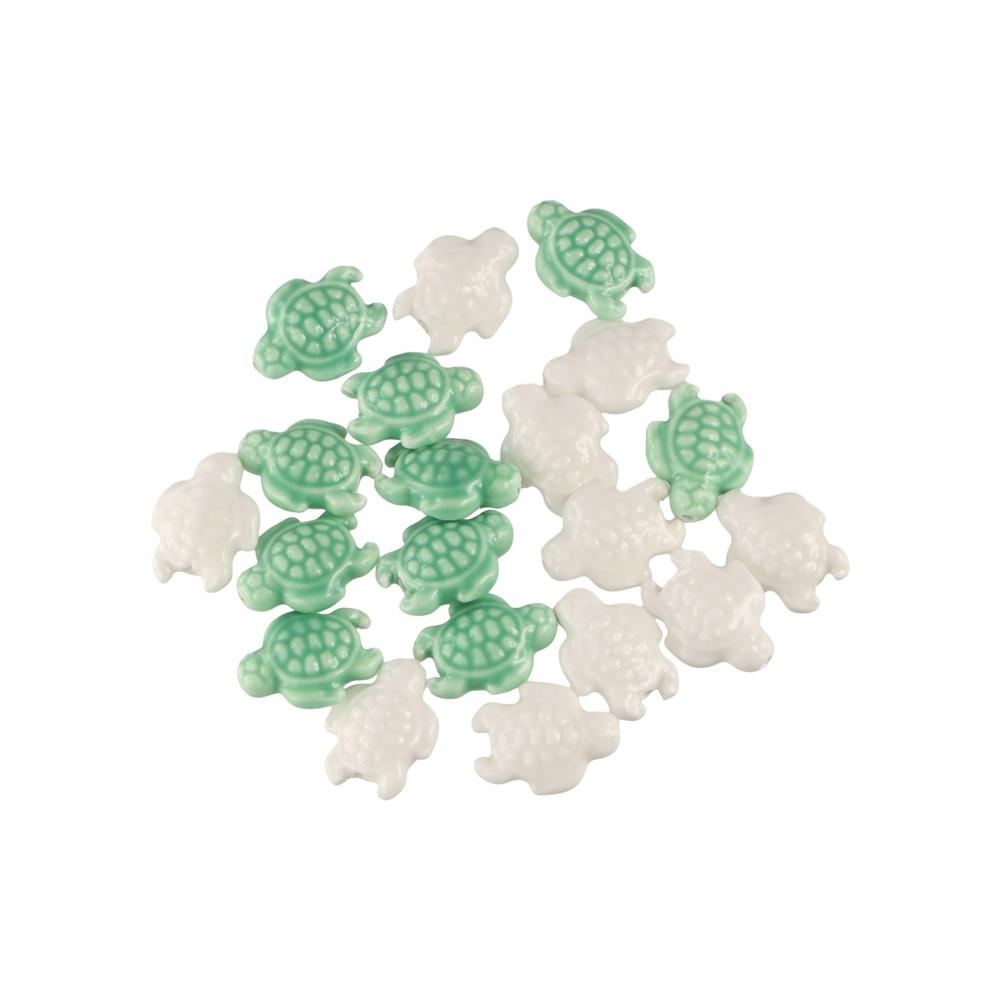 

10pcs Handmade Craft Sea Turtle Bead Ceramic Jewelry Making Material Women фиолетовый