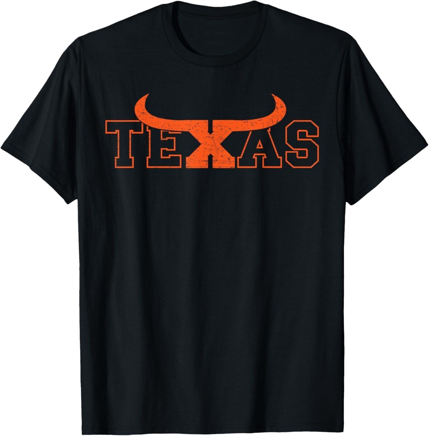 NeotoBatAO Texas Vintage Shirt State of Texas Women Men Kids T-Shirt XXXXXL чёрный