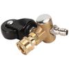 Car Wash   Wheel Adapter, Pressure Washer Joint Wheel, 1Celsius4\  Quick Connector, Unique Design for Car Bottom Cleaning, Brass,