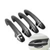 Decoration Door Bowl Handle Cover For Toyota Hilux Revo 2016- Cars Accessories Carbon Fiber Chrome Silver Exterior Styling