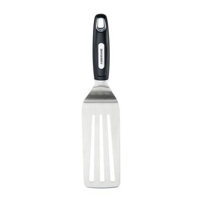 Oversized Stainless Steel Turner Spatula Professional Kitchen Tool Heat Resistant Slotted Head Dishwasher Safe Cooking Utensil