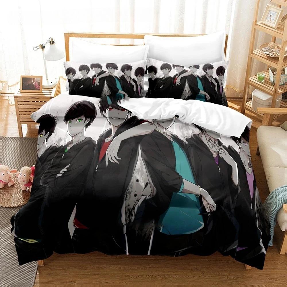 Osomatsu-san Bedding Set Single Twin Full Queen King Size Bed Set Adult Boy Bedroom Duvet Cover Sets 3D Print Anime