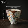 Ručně kreslený starý kamenný keramický šálek čaje Shibayaki kung-fu čajová sada Vintage hrubá keramika šálek na čaj kreativní čínský šálek