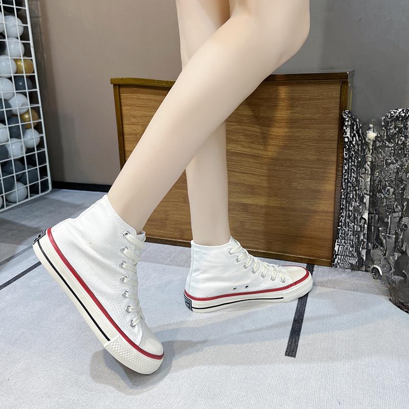 

Женская мода 2025 года, вулканизированная обувь, женские кроссовки, новые радужные ретро-холщовые туфли, модные удобные высокие туфли для женщин 38