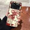 Funda Phone Cover Case for Xiaomi Poco F8 C71 C50 C61 X3 X4 X5 X7 Pro F1 F3 M5 M3 M4 M7 Pro C75 Rose Bow