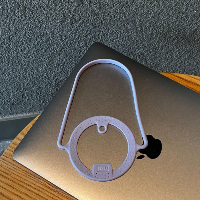 

Silicone Water Bottle Handle Insulated Tumblers Coffee Mug Dia 85 To 100Mm Portable Leakproof Cup Rope фиолетовый