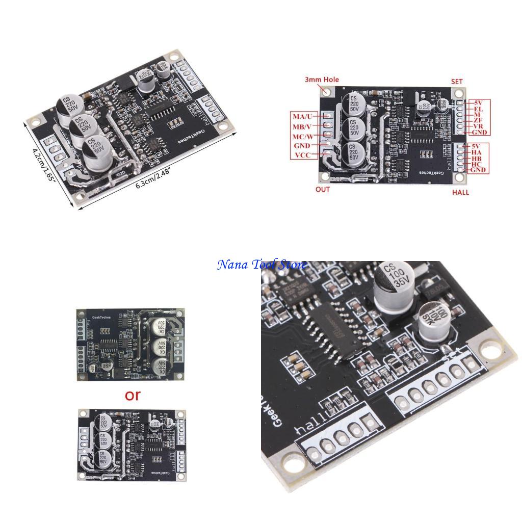 

31GJ 15A 500W DC12V-36V Brushless Motor Speed Controller BLDC Driver Board with Hall China Mainland