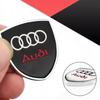 1/2 stk Metall Bil Skjold Logo Side Karosseri Bakluke Klistremerke For Audi A1 A3 A4 A5 A6 B5 B6 B7 B8 C5 C6 C7 A7 A8 Q3 Q5 Q7 TT 8V Dekal