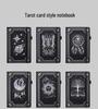 A5 Tarot Style Notebook with Laser Silver Lined Pages