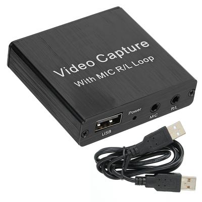 HDMI High Definition USB Video Capture Card Spiel Live Mikrofon für OBS Aufnahme Box 4K
