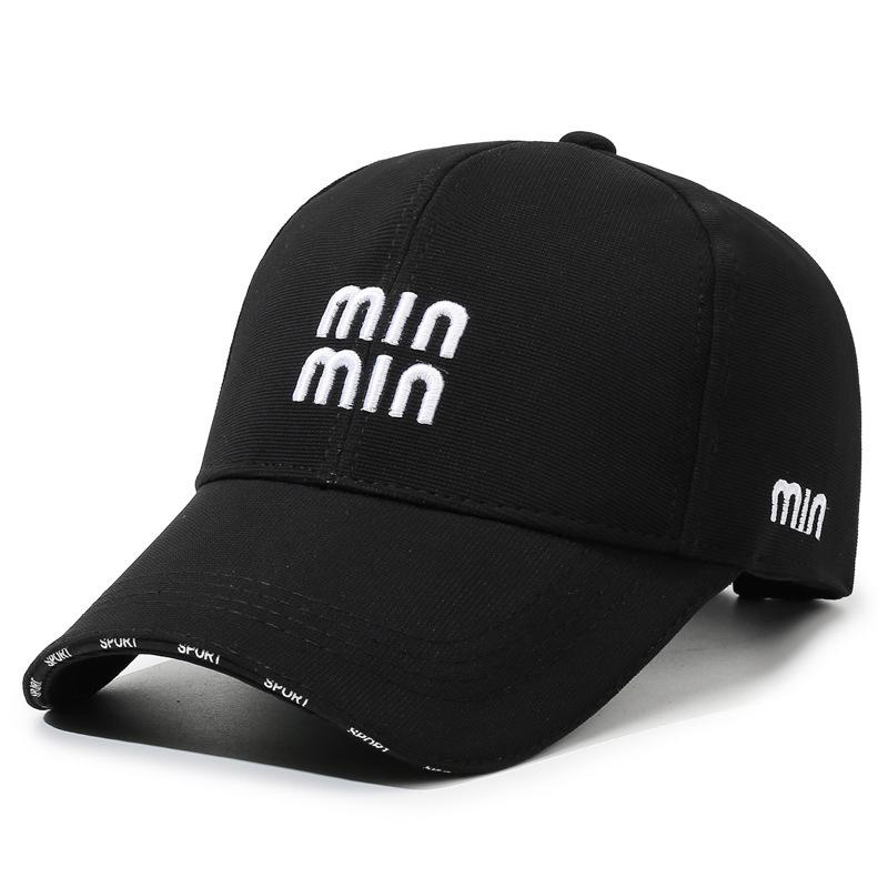 Enlarged And Widened Baseball Cap, Lengthened Brim 10.5Cm Men'S And Women'S Versatile Face Small Embroidered Sunshade Cap