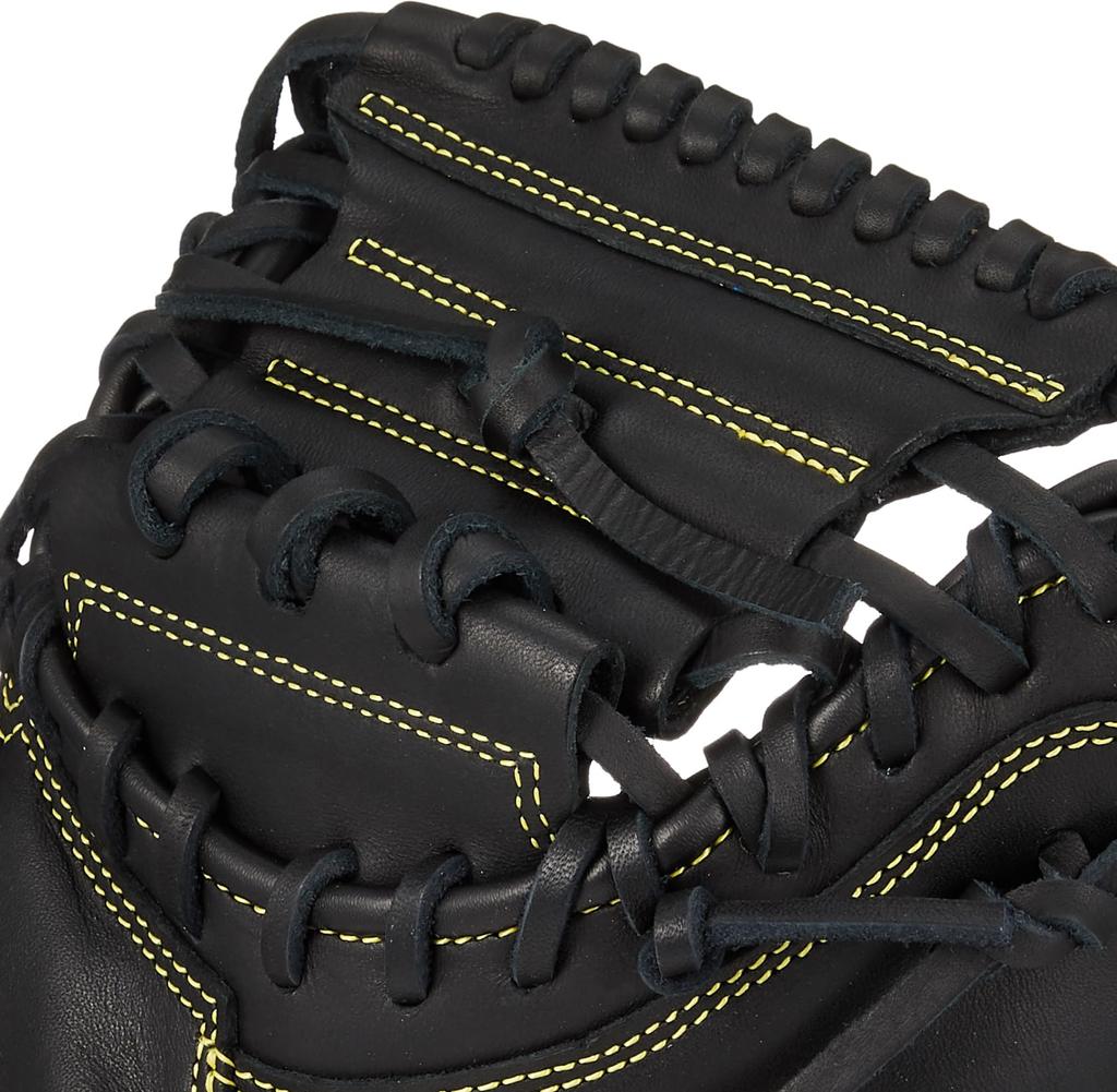 ZETT Youth Soft Steer Baseball Black BJCB74512 Catcher's Mitt, (1900), Right-Handed Throw,