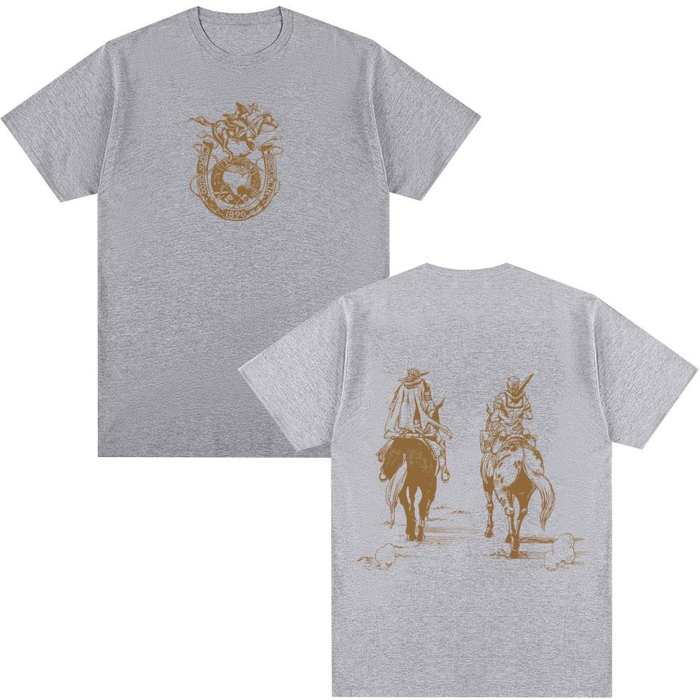 

Anime Jojo Bizarre Adventure STEEL BALL RUN Unisexga T Shirts Unisex Clothing Casual Cotton New Short Sleeves Oversized Top Streetwear XL