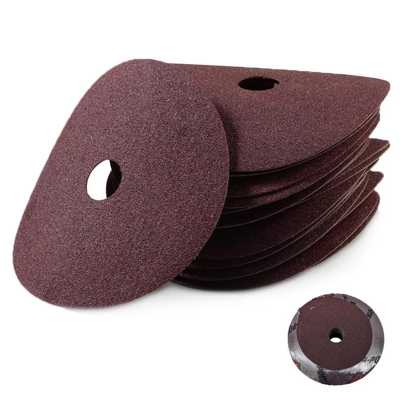 10 Pcs 4-Inch 100mm Sanding Discs for Angle Grinding Machine Polishing and Grinding Metals, Wood, and Fiberglass