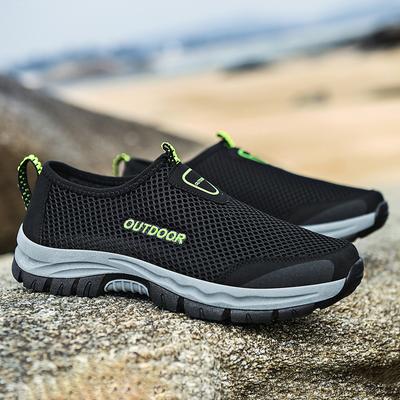 Men Casual Sneakers Lightweight Mesh Slip On Flats Vulcanized Shoes Summer Breathable Spring Shoes for Men Masculino Wholesale