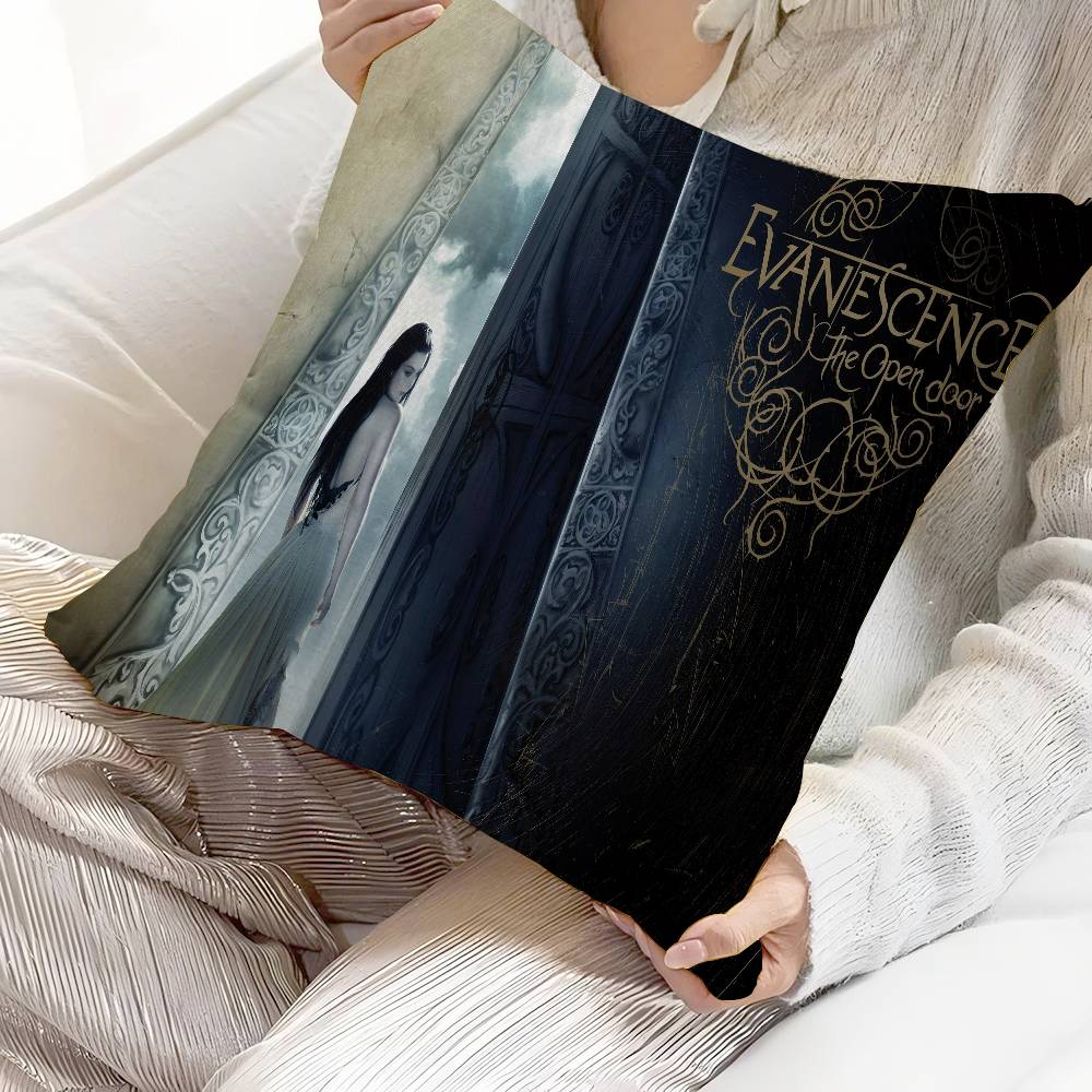 E-Evanescence Band Maple Design Cushion Cover Happy Autumn Harvest Decor Holiday Decorati Pillow Cover