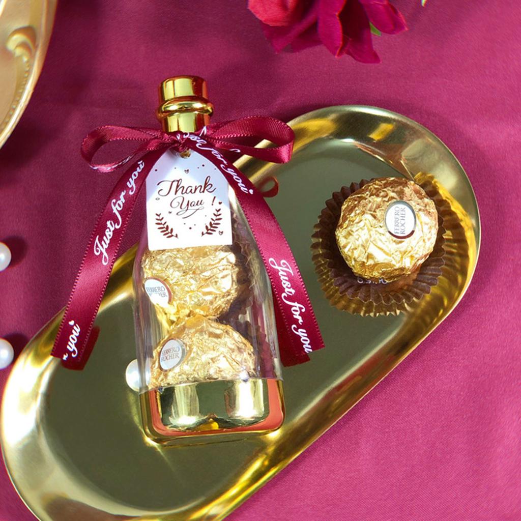 Champagne Bottle Candy Container Wedding Bottle Mini Favor Container Decorative Candy Jar Suitable for Holiday Birthday Party