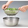 Yokoyama SUSEga Strong Mesh Strainer 4-Piece Set (22cm Strainer & 15cm, 18cm, and 21cm Bowls) SUS-Z1000